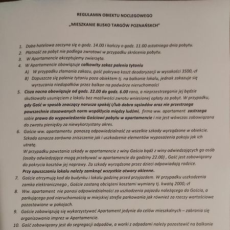 Apartmán Mieszkanie Blisko Targow Poznanskich Exteriér fotografie
